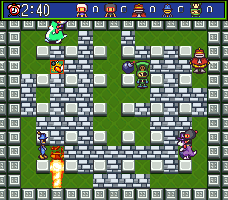 Super Bomberman 5 - Caravan Event Ban (Japan) In game screenshot
